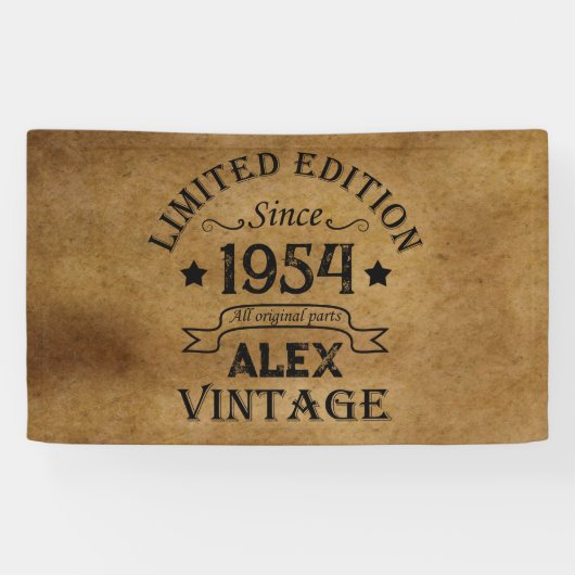 Gepersonaliseerd 70-jarig  70-jarig verjaardagsfee spandoek (Horizontaal)