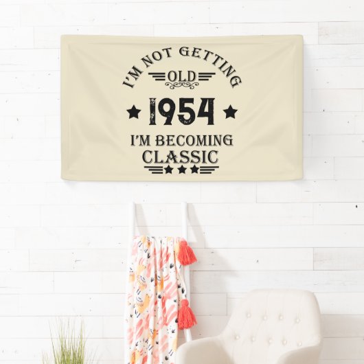 Gepersonaliseerd 70-jarig 70-jarig verjaardagsfee spandoek (Insitu)