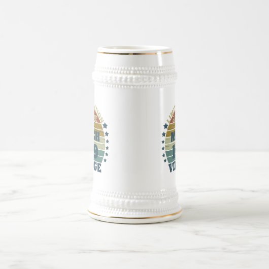 Gepersonaliseerd  75e verjaardagsfeest bierpul (Center)