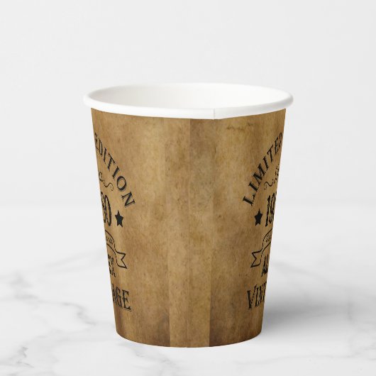 Gepersonaliseerd  75e verjaardagsfeest papieren bekers (Rechts)