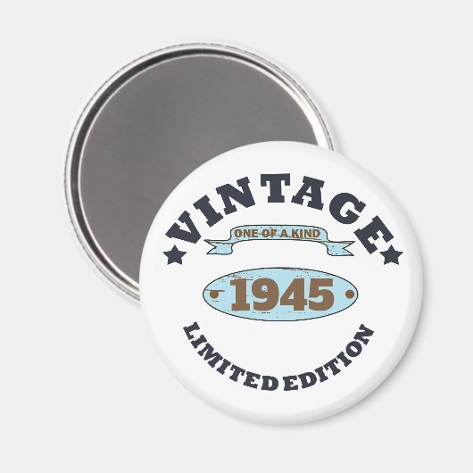 Gepersonaliseerd  85ste verjaardagsfeest magneet (Voorkant / Achterkant)