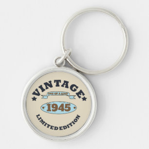 Gepersonaliseerd  85ste verjaardagsfeest sleutelhanger