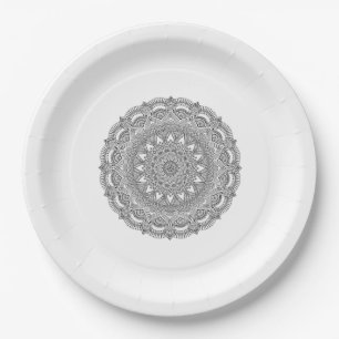 Gepersonaliseerd 9" Round Paper Bord