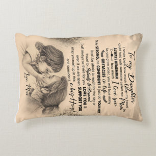 Gepersonaliseerd aan mijn dochter, liefde van mam  accent kussen