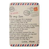 Gepersonaliseerd aan mijn dochter van mama badmat (Voorkant Verticaal)