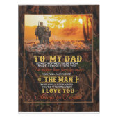 Gepersonaliseerd aan mijn vader liefdesbrief van z tafelkleed (Voorkant)