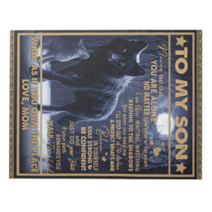 Gepersonaliseerd aan mijn zoon, Son Birthday Gift Notitieblok