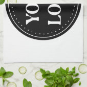 Gepersonaliseerd Aangepast Afstuderen cadeau Theedoek (Gevouwen)