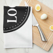 Gepersonaliseerd Aangepast Afstuderen cadeau Theedoek (Quarter Fold)