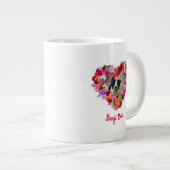 Gepersonaliseerd / Aangepaste Hond / Huisdier Foto Extra Grote Beker (Voorkant rechts)