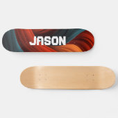 Gepersonaliseerd Abstract Skateboard (Horizontaal)
