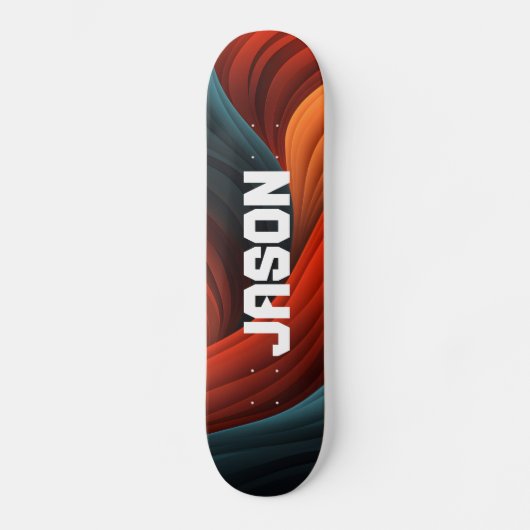 Gepersonaliseerd Abstract Skateboard (Voorkant)