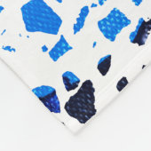 Gepersonaliseerd Abstract Terrazzo Colorful Patroo Fleece Deken (Hoek)