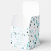 Gepersonaliseerd Abstracte Art Splash van Kleur Gr Bedankdoosjes (Geopend)