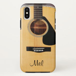 Gepersonaliseerd Acoustic Guitar iPhone X Hoesje