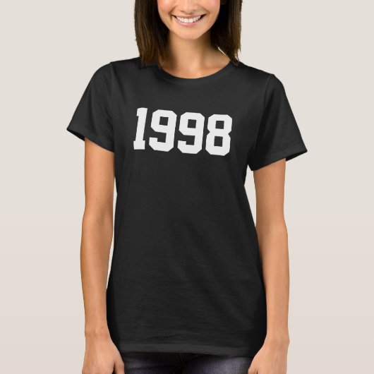 Gepersonaliseerd Add Year, Birth of Afstuderen Bla T-shirt (Voorkant)