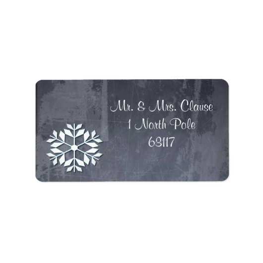 Gepersonaliseerd adreslabels voor retourzendingen etiket (Voorkant)