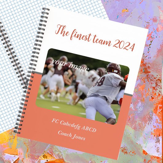 Gepersonaliseerd Afbeelding Beste team Notitieboek