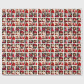 Gepersonaliseerd Afbeelding Collage 9 Foto Cadeaupapier (Vlak)