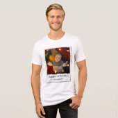 Gepersonaliseerd Afbeelding Cool  1st Christmas Tri-Blend Shirt (Voorkant volledig)