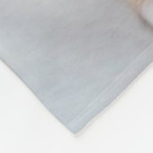 Gepersonaliseerd afbeelding modern script Naam lie Fleece Deken (Hoek)