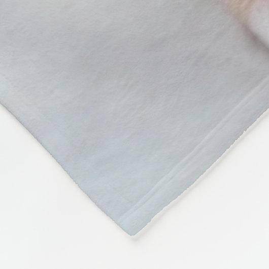 Gepersonaliseerd afbeelding modern script Naam lie Fleece Deken (Hoek)