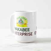 Gepersonaliseerd afgedrukt koffiemok (Voorkant links)