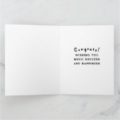 Gepersonaliseerd Afstuderen 2025 Kaart (Binnen)