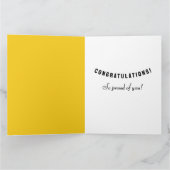 Gepersonaliseerd Afstuderen 2025 Kaart (Binnen)