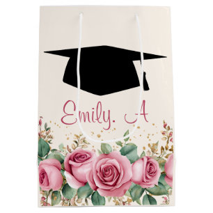 Gepersonaliseerd Afstuderen bloemontwerp Medium Cadeauzakje