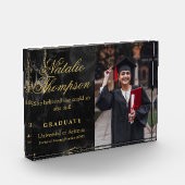 Gepersonaliseerd Afstuderen cadeau voor dochter ni Fotoblokken (Links)