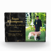 Gepersonaliseerd Afstuderen cadeau voor zoon of kl Fotoblokken (Voorkant)