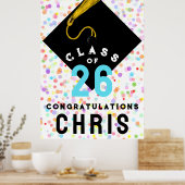 gepersonaliseerd Afstuderen Congrats Poster (Keuken)