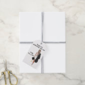 Gepersonaliseerd Afstuderen Dank u voor cadeau Lab Cadeaulabel (Met Touw)