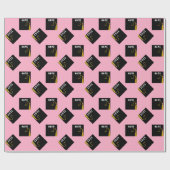 Gepersonaliseerd Afstuderen Gift Cadeaupapier (Vlak)