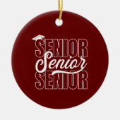 Gepersonaliseerd Afstuderen Gift Ornament (Voorkant)