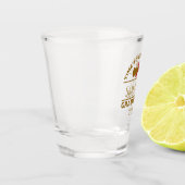 Gepersonaliseerd Afstuderen Gift | Tijd om te vier Shot Glas (Links)