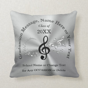 Gepersonaliseerd Afstuderen Gifts for Music Majors Kussen