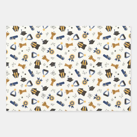 Gepersonaliseerd Afstuderen Inpakpapier Vel (Voorkant)