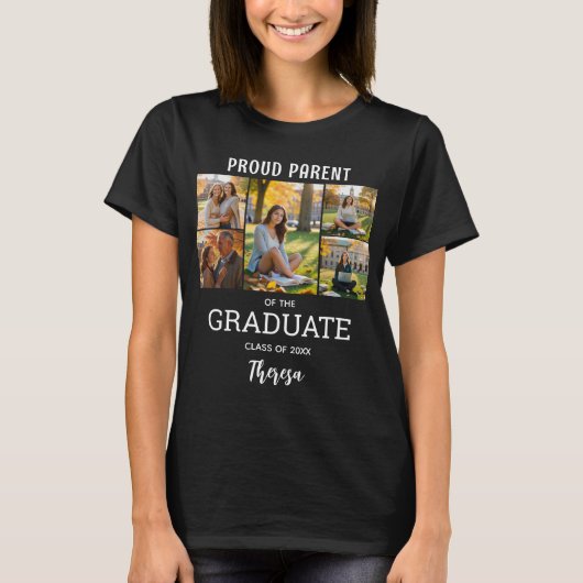 Gepersonaliseerd Afstuderen Memory Lane T-shirt (Voorkant)