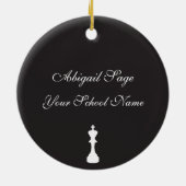 Gepersonaliseerd Afstuderen Ornament (Achterkant)