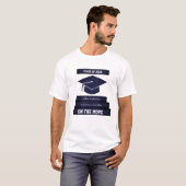Gepersonaliseerd Afstuderen T-shirt 1 Afstudeerder (Voorkant volledig)