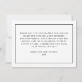 Gepersonaliseerd Afstuderen van de moderne medisch Bedankkaart (Achterkant)