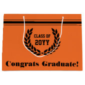 Gepersonaliseerd Afstuderen van school en universi Groot Cadeauzakje (Voorkant)