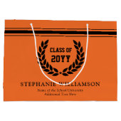 Gepersonaliseerd Afstuderen van school en universi Groot Cadeauzakje (Achterkant)