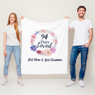 Gepersonaliseerd Age Gepersonaliseerde Jaren Gelie Fleece Deken