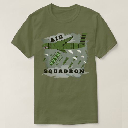 Gepersonaliseerd Air Squadron T-shirt (Design voorkant)