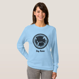 Gepersonaliseerd alaskan Malamute Hondenliefhebber T-shirt