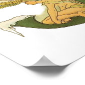 Gepersonaliseerd  alfabet letter J Poster (Hoek)