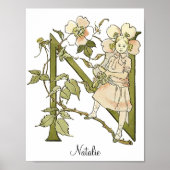 Gepersonaliseerd  alfabet letter N Poster (Voorkant)